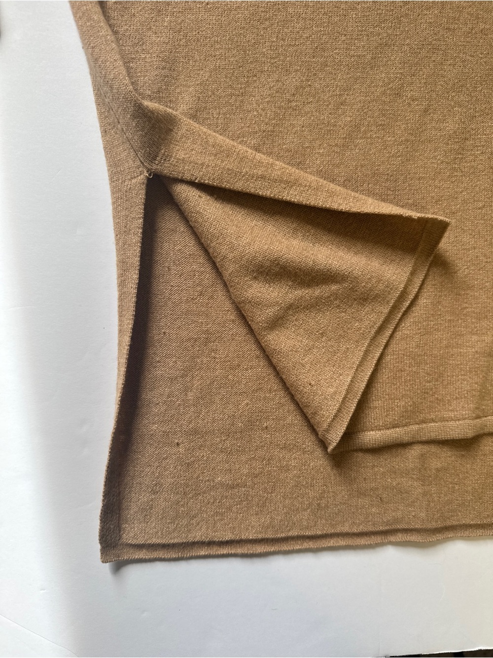 Aritizia Babaton Linen Baylor Sweater Long Sleeve Wool Blend Tan Sz M - Picture 11 of 16